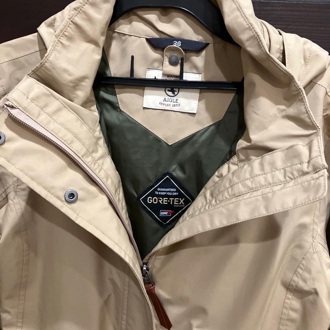 エーグル GORE-TEX ベージュ レディースSサイズ
