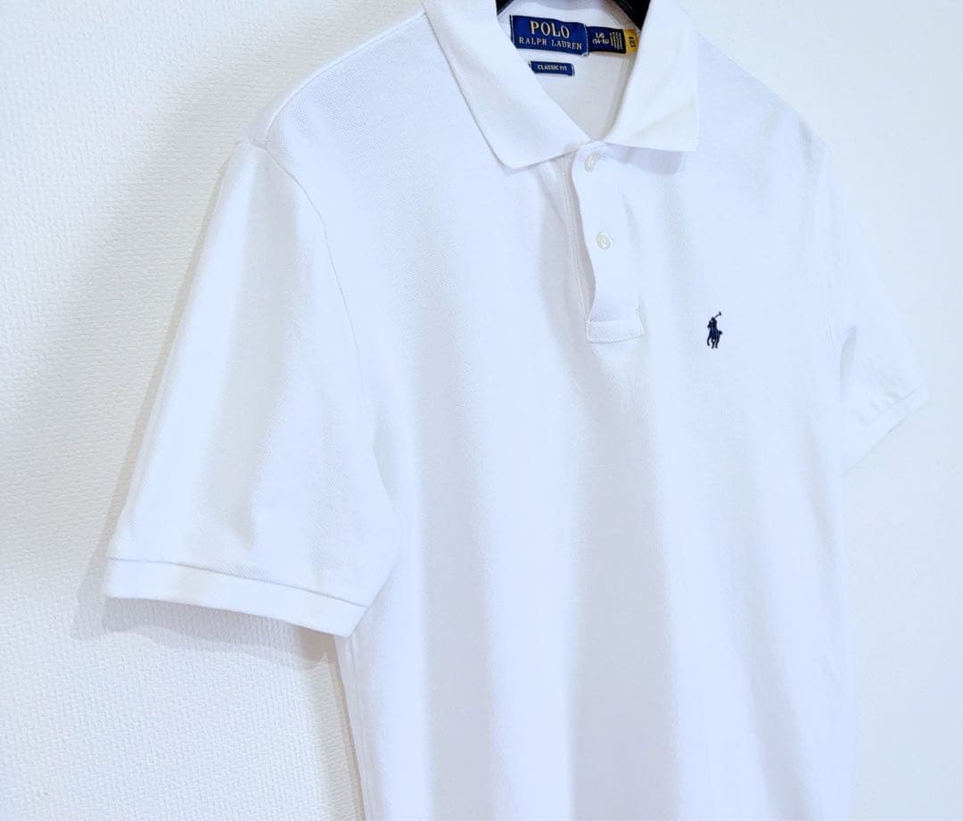 美品　POLO RALPH LAUREN ポロシャツ　レディース　ホワイト