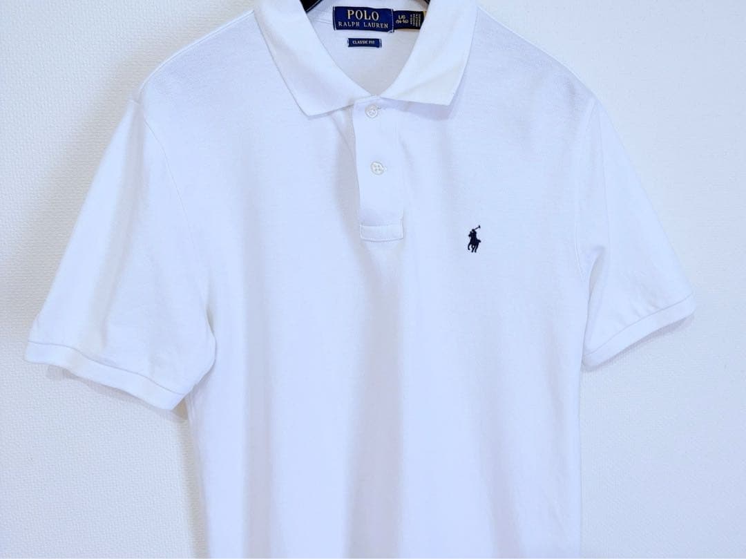 美品　POLO RALPH LAUREN ポロシャツ　レディース　ホワイト