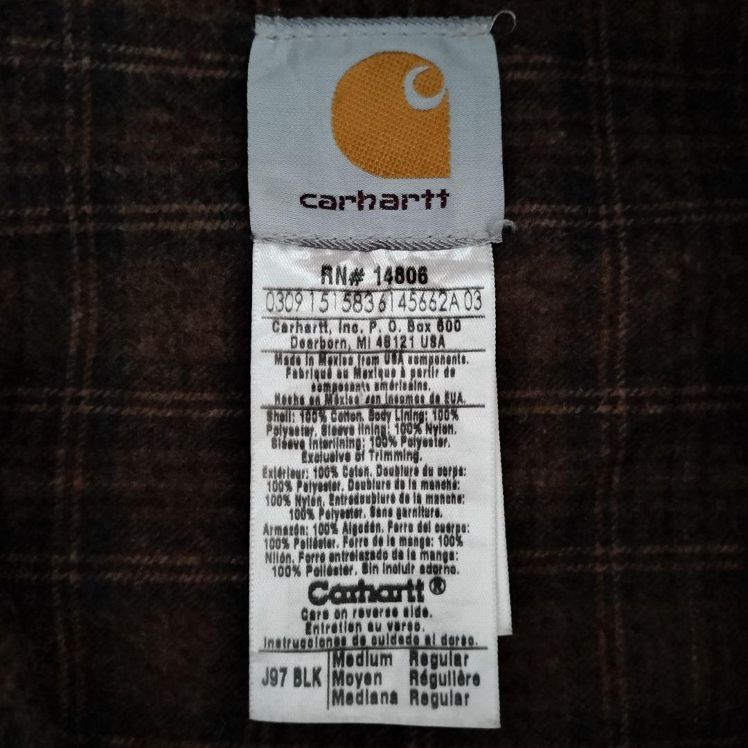00s Carhartt カーハート J97 BLK デトロイトジャケットM