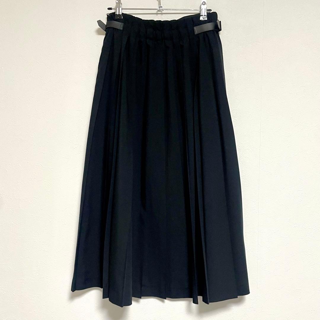 美品ブルーレーベルクレストブリッジ　ロングチェック スカート　38