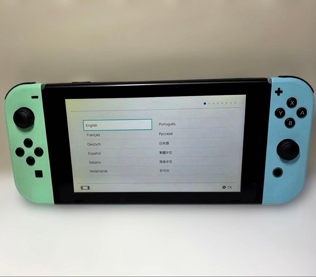 Nintendo Switch あつまれ どうぶつの森デザイン　microSD付