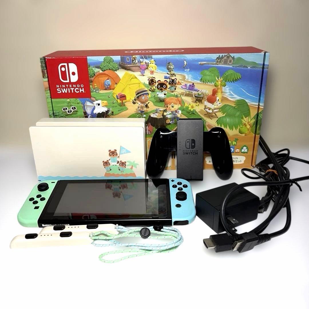 Nintendo Switch あつまれ どうぶつの森デザイン　microSD付