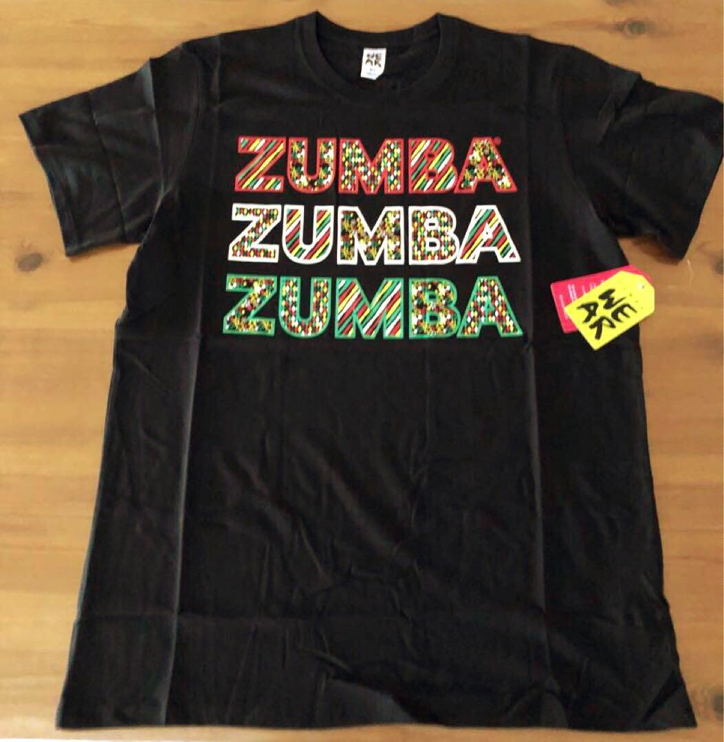 ZUMBA カラフルロゴ Tシャツ　　サイズM/L