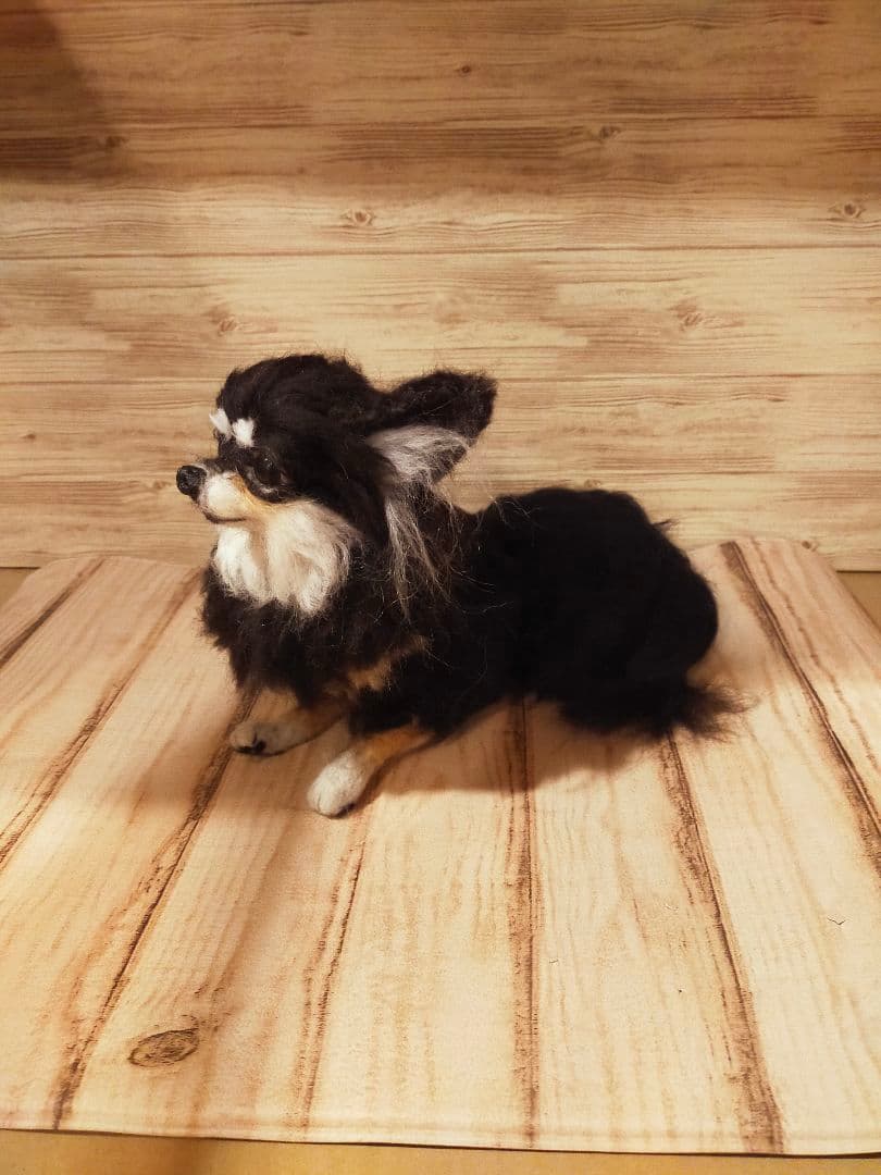 羊毛フェルト　ハンドメイド　犬　チワワ