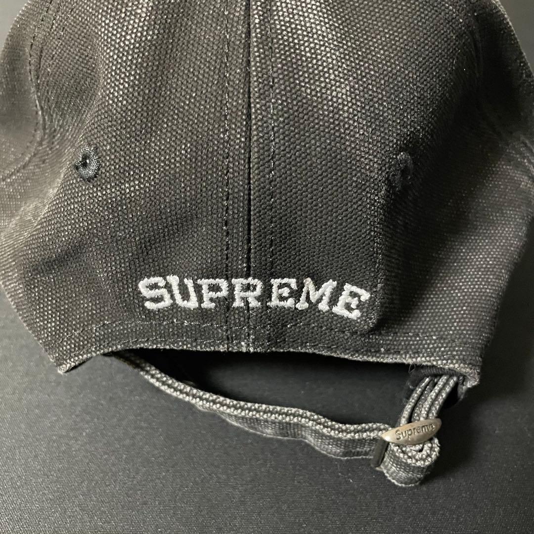 SUPREME Sロゴ 黒キャップ