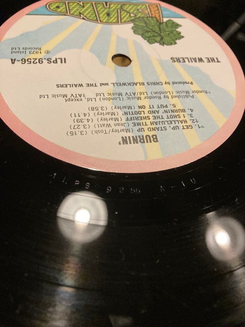 Bob Marley WAILERS - Burnin’ UK Orig. LP