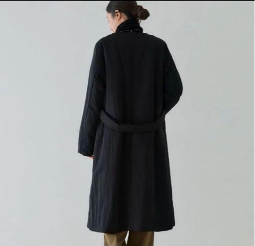 【crewre】【 サイズ1 】2wayノーカラーパファーコート　black