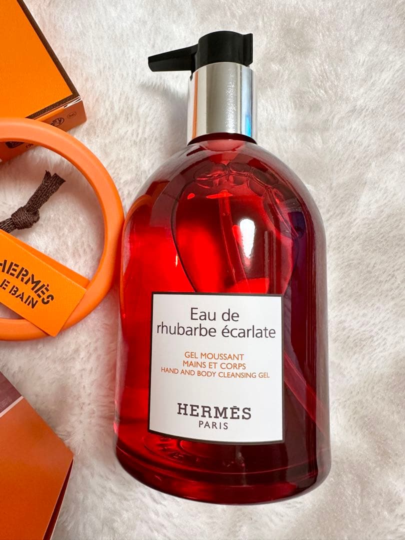 ★新品★ HERMES / ハンド&ボディジェル/オードゥルバーブエカルラット