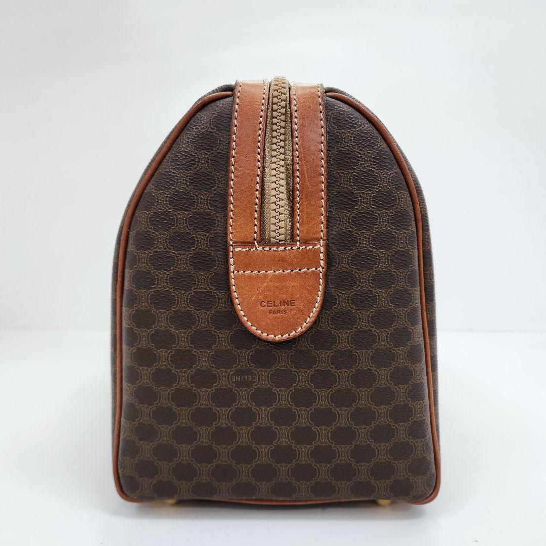 セリーヌ CELINE マカダム柄 ボストンバッグ ヴィンテージ ABランク