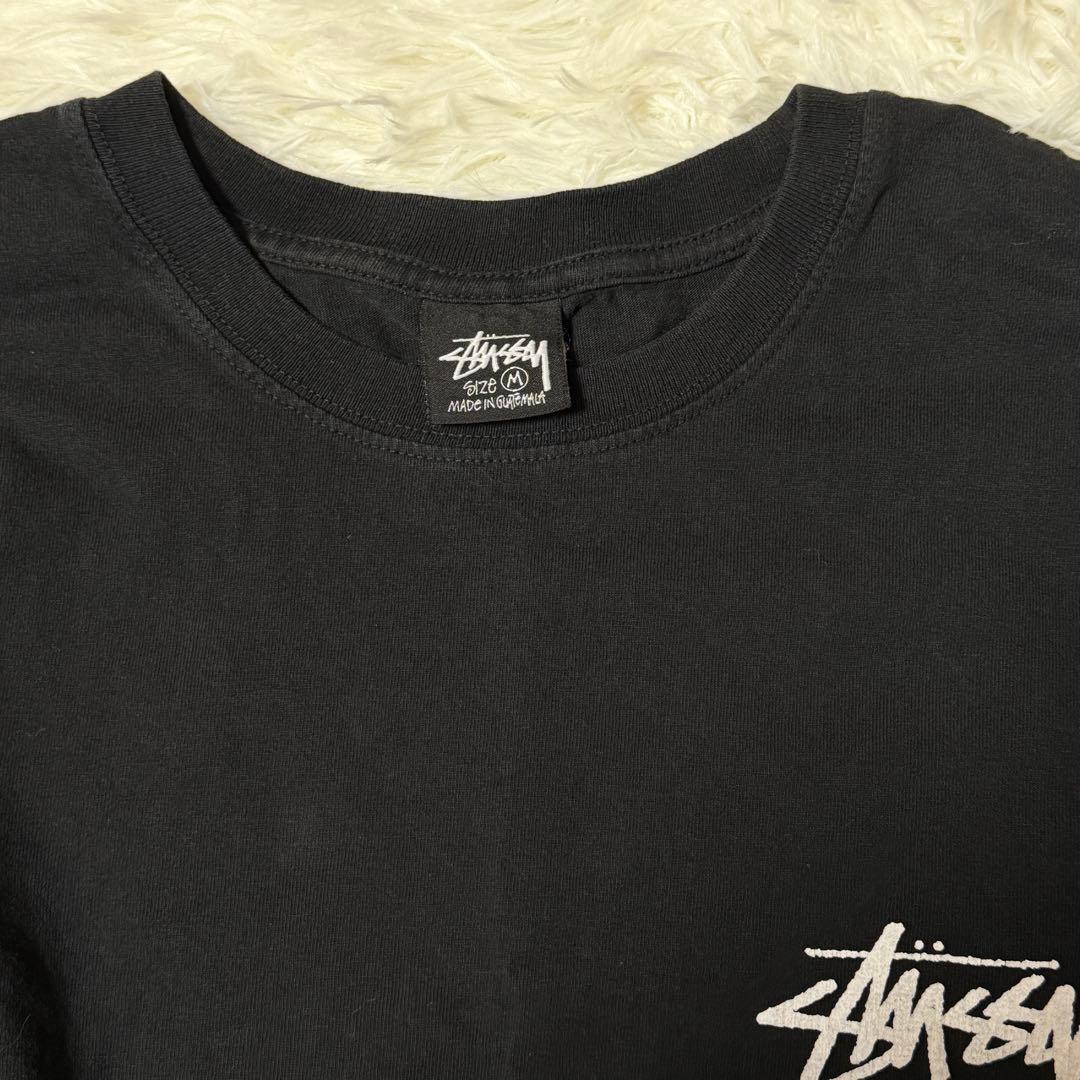 【美品】激レア STUSSY ステューシー ショーンフォント プリント ロンT