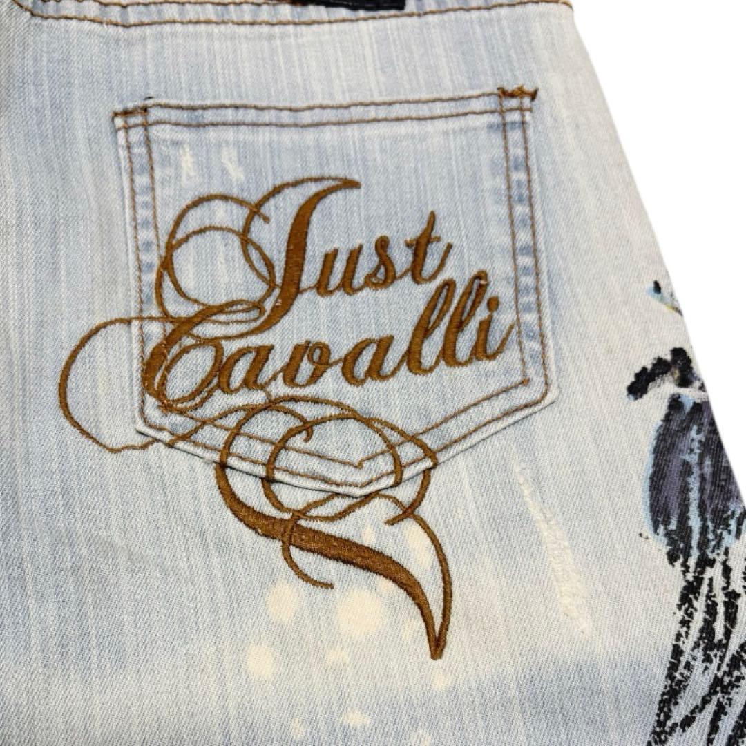 JUSTCAVALLI ジャストカヴァリ デニム horse 馬