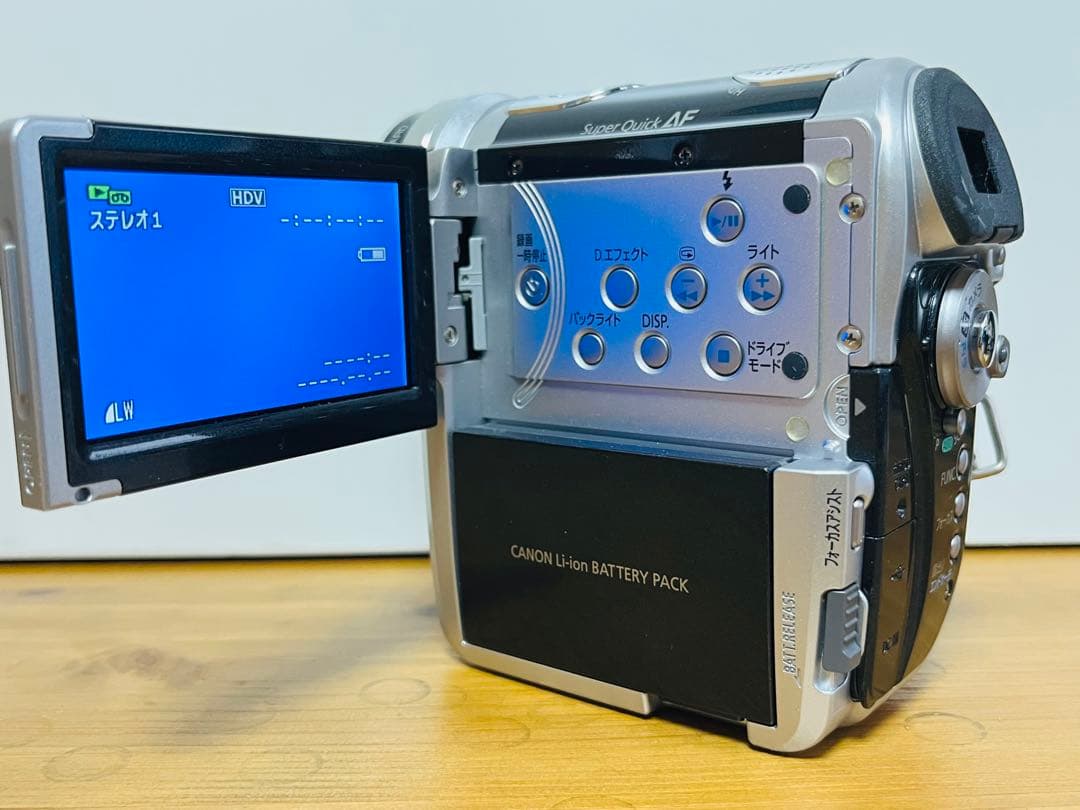 【完動美品】Canon iVIS HV10動作確認済 MiniDV/HDV再生可