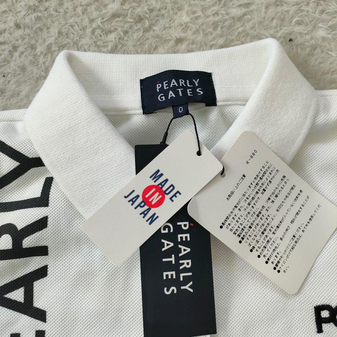 【新品】PEARLY GATES ポロシャツ ホワイト 日本製