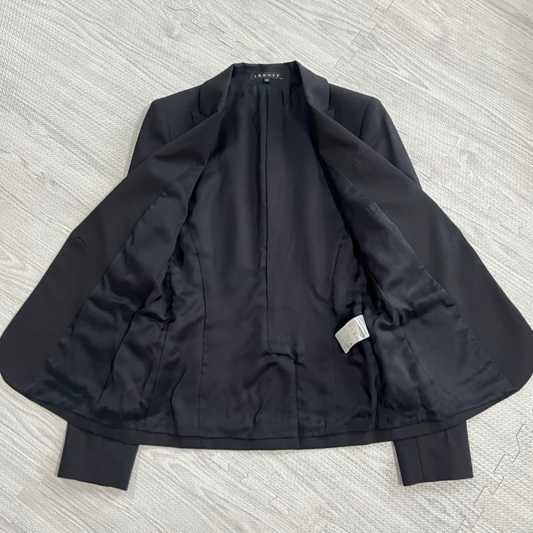 極美品 セオリー テーラードジャケット GABE B TAILOR 黒 サイズ0