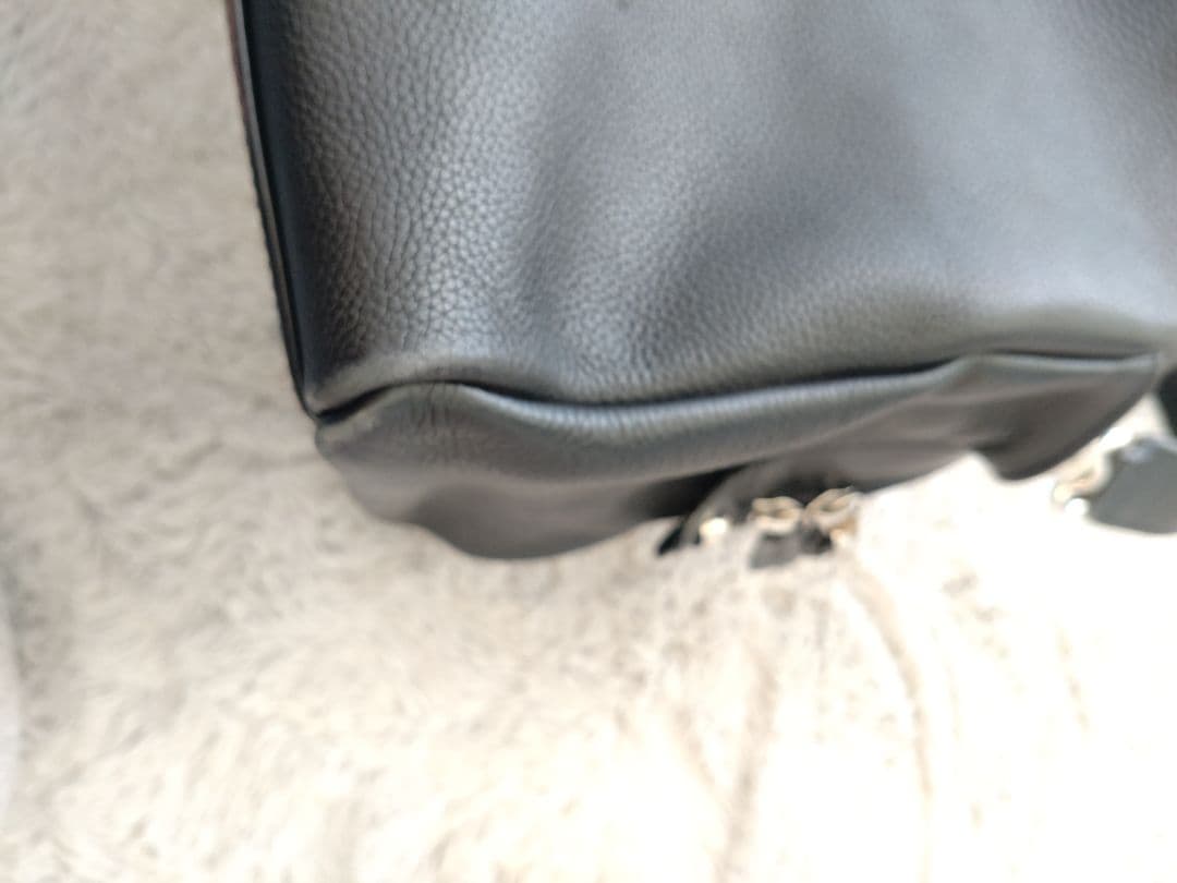 LOEWE ブラック ボストンバッグ