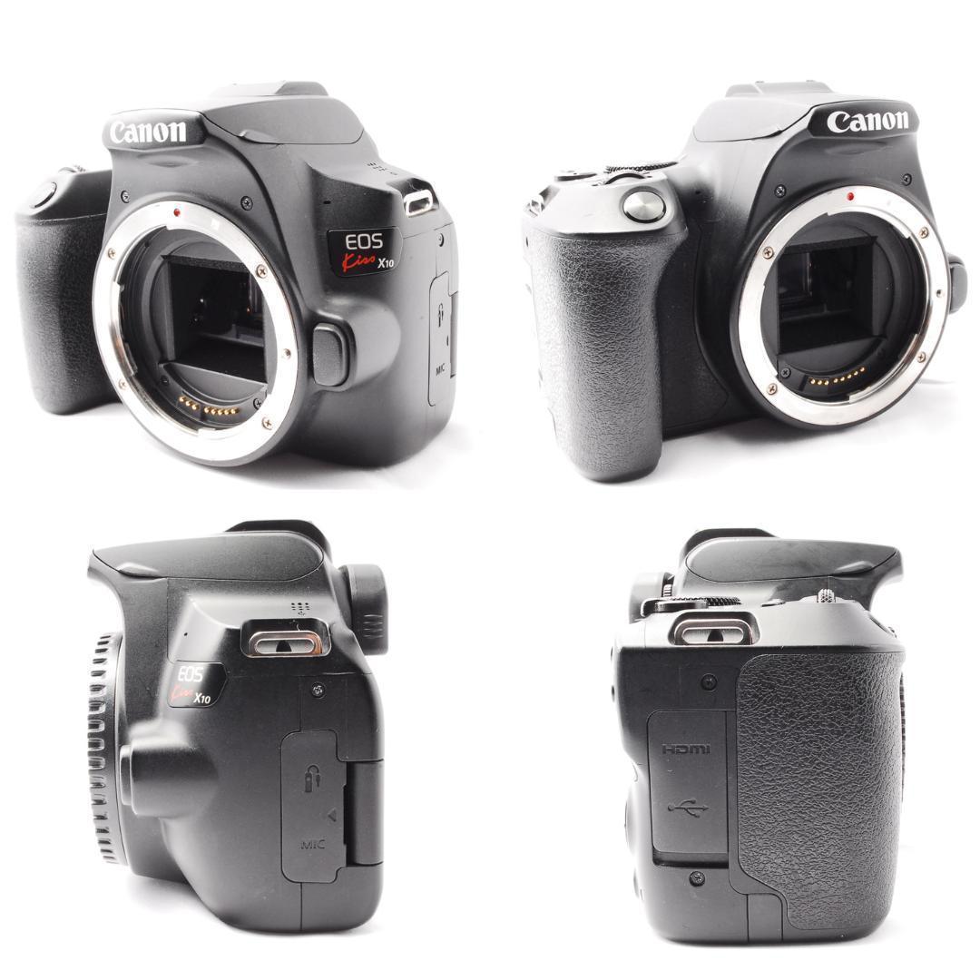 即購入で￥1000OFF❤️Canon Kiss X10 ダブルレンズセット