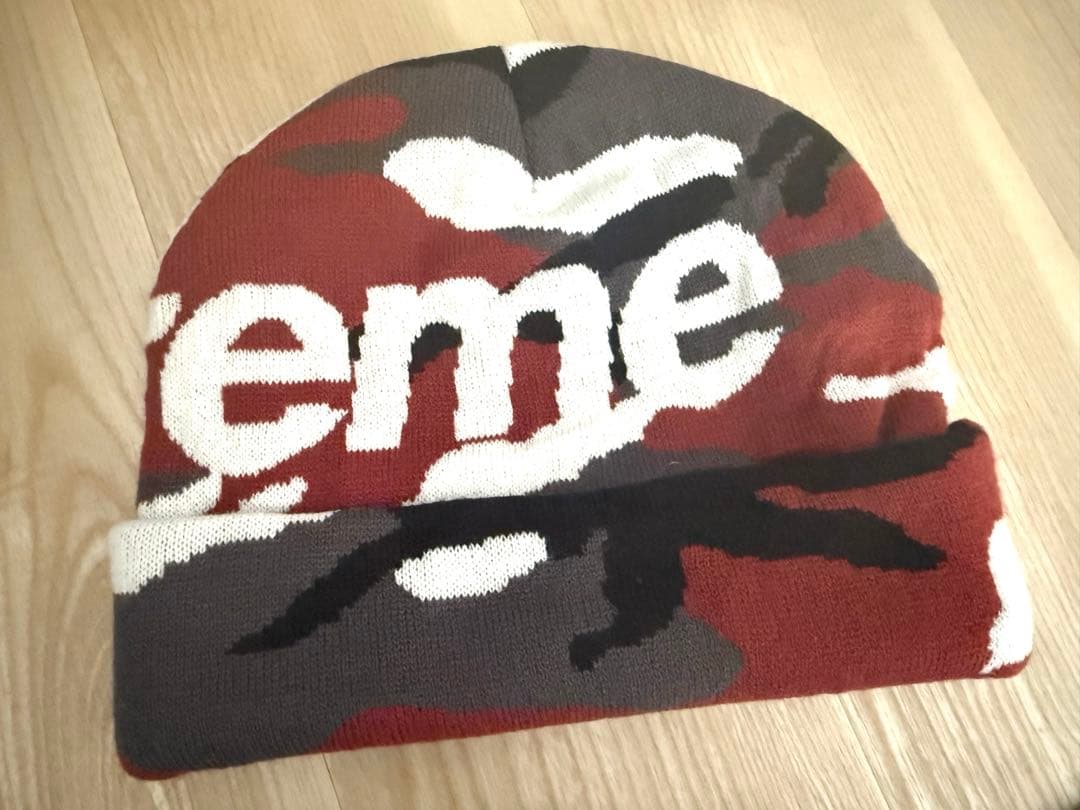 シュプリーム　Camo Big Logo Beanie