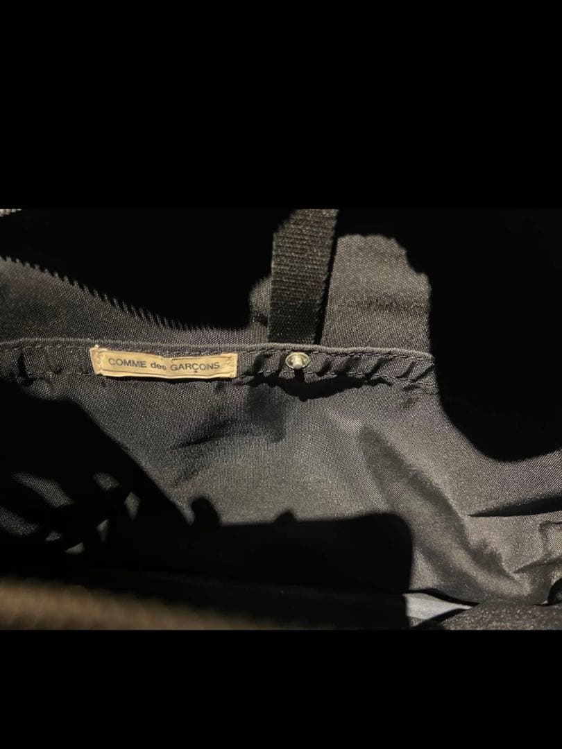値下げ受付⭕️COMME des GARCONS ネイビードットボストンバッグ