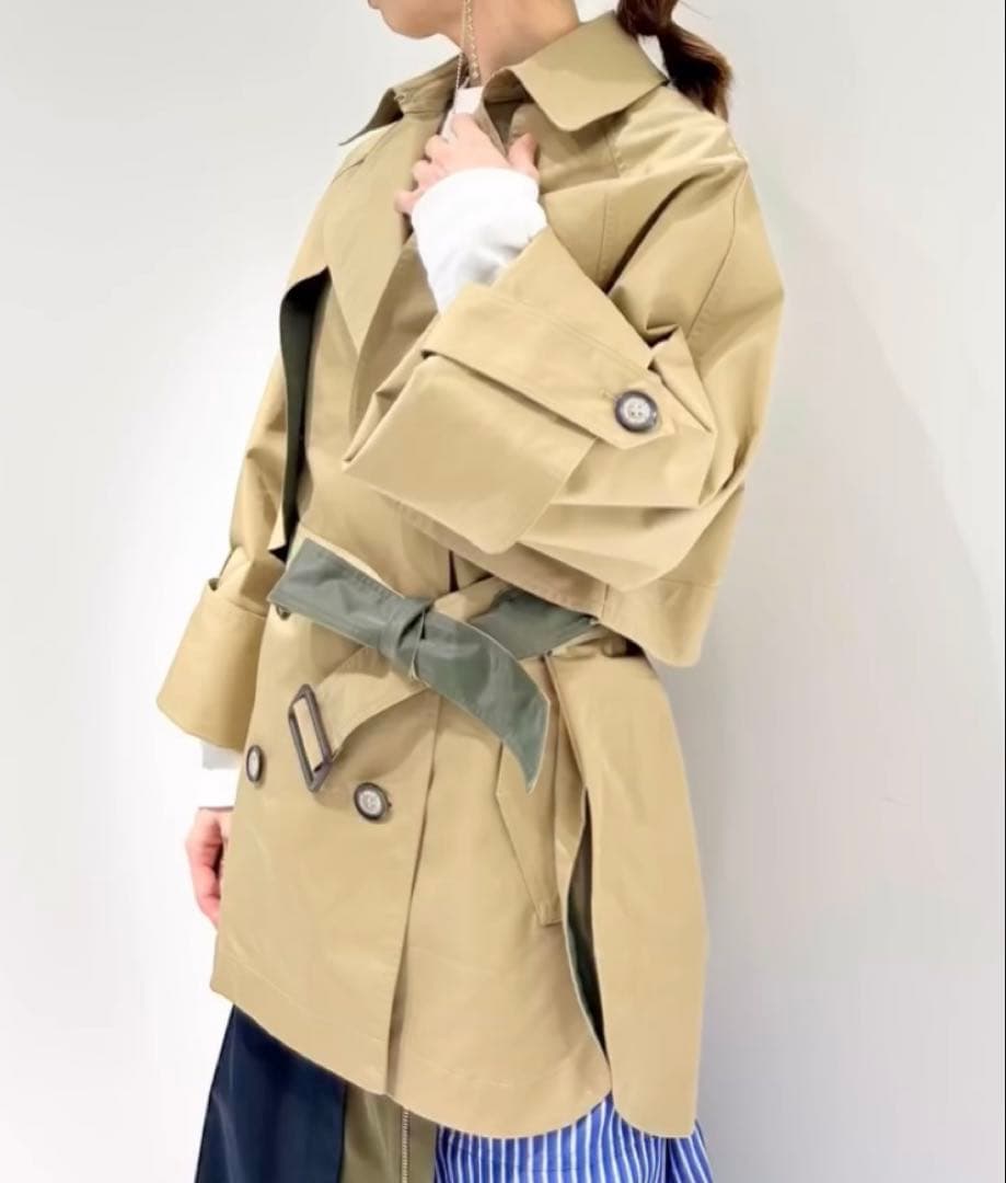 【新品・未使用】RISLEY ショルダートレンチコート