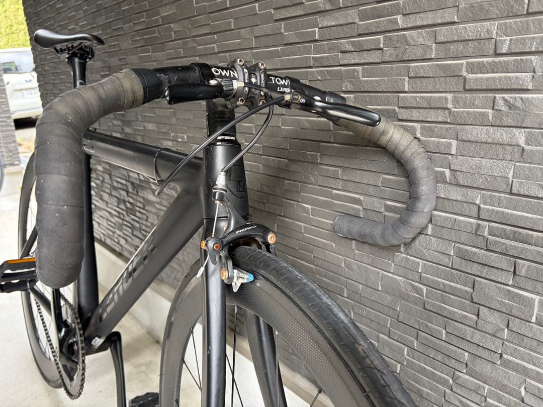 LEADER BIKE 725 BROTURES ピスト カーボンホイール