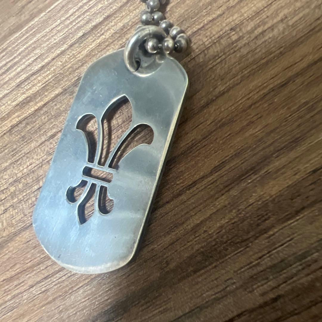 Chrome Hearts BSフレア ドッグタグ ラージ 純正付正規品925付