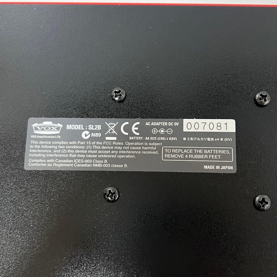 新品 VOX StompLab IIB ベース用マルチエフェクター　日本製