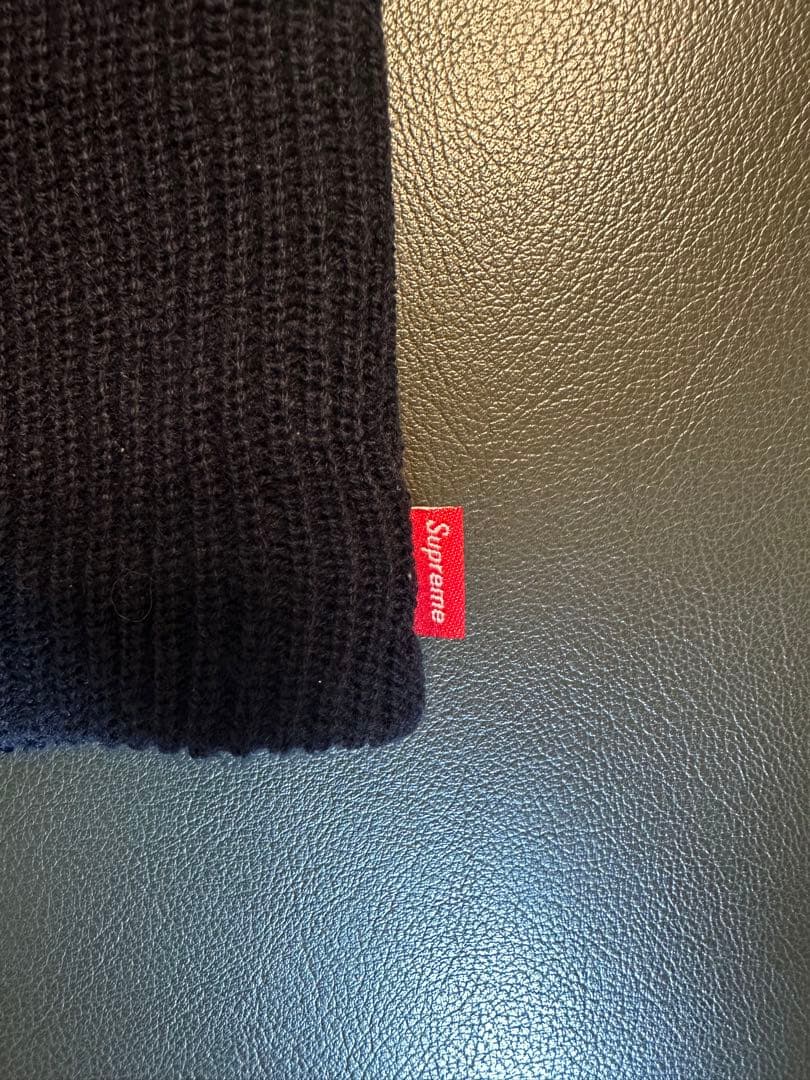 Supreme 黒 ネイビー　ビーニー　かつきくん着用