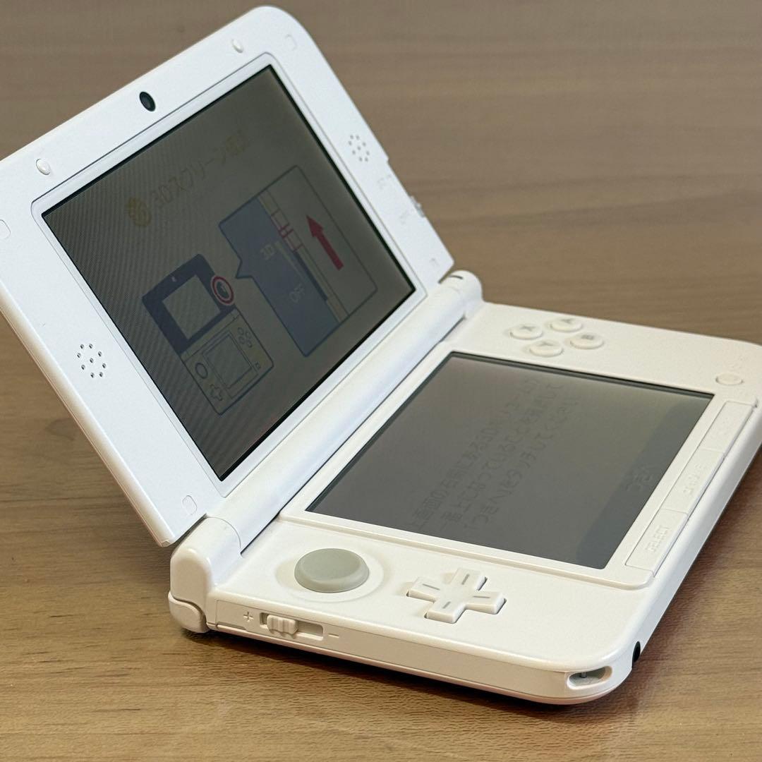 6-116 ニンテンドー3DS LL ピンク×ホワイト 箱付き