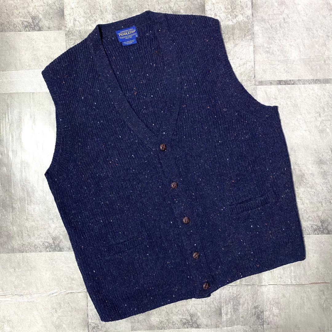 00s PENDLETON ペンドルトン ベスト ウールニットベスト Lサイズ