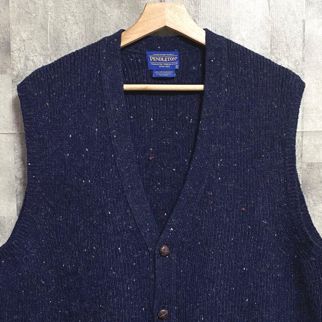 00s PENDLETON ペンドルトン ベスト ウールニットベスト Lサイズ