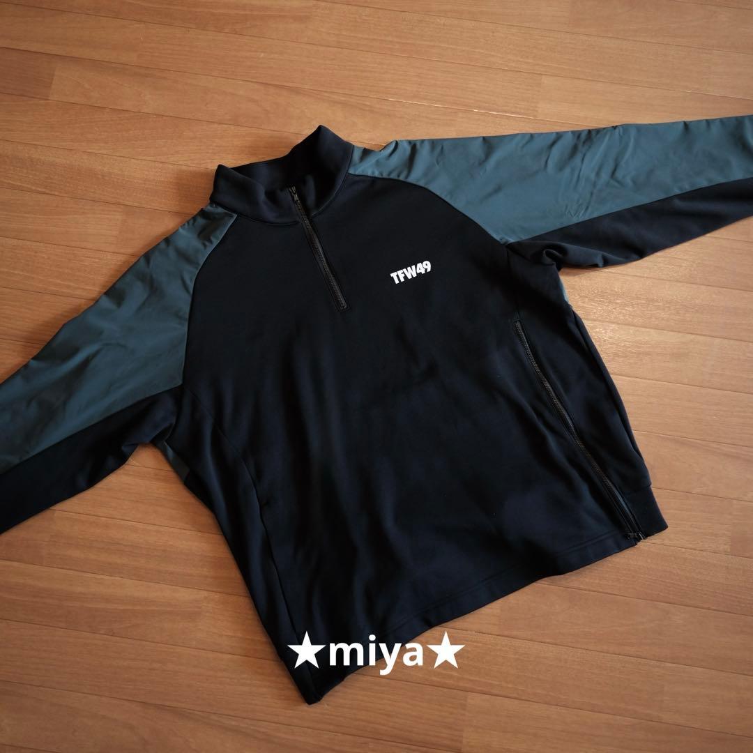 新品【定価3.9万】TFW49 / COMBINATION HALF ZIP