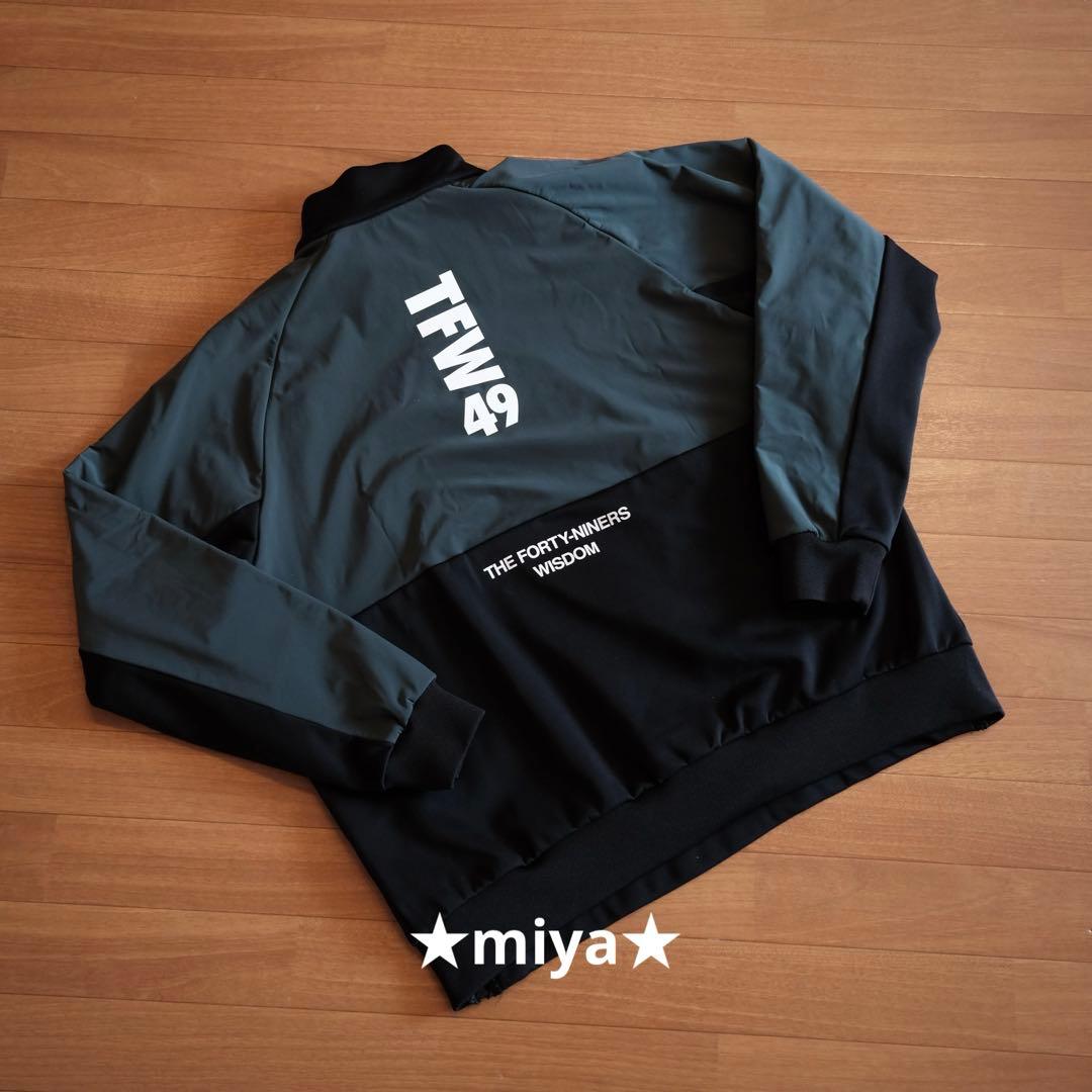 新品【定価3.9万】TFW49 / COMBINATION HALF ZIP