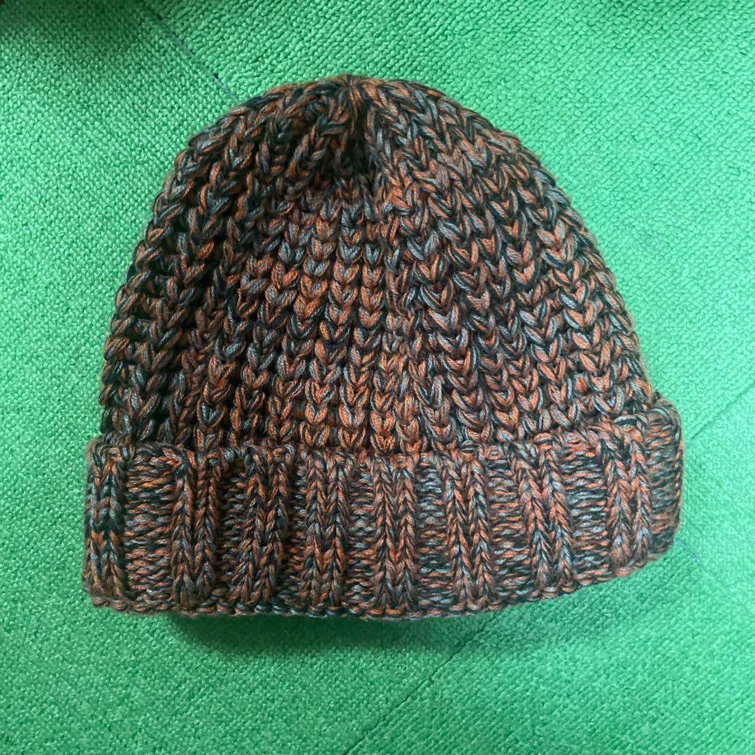 montbell ニット帽 M/L ブラウン系