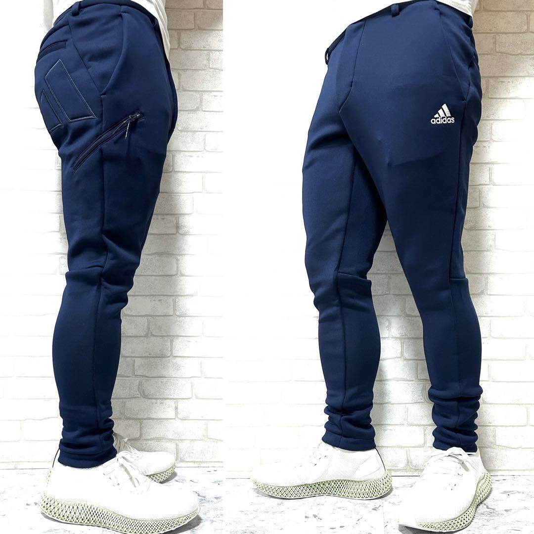 ☆美品☆ adidas GOLF ストレッチダンボールニットジョガーパンツ 保温