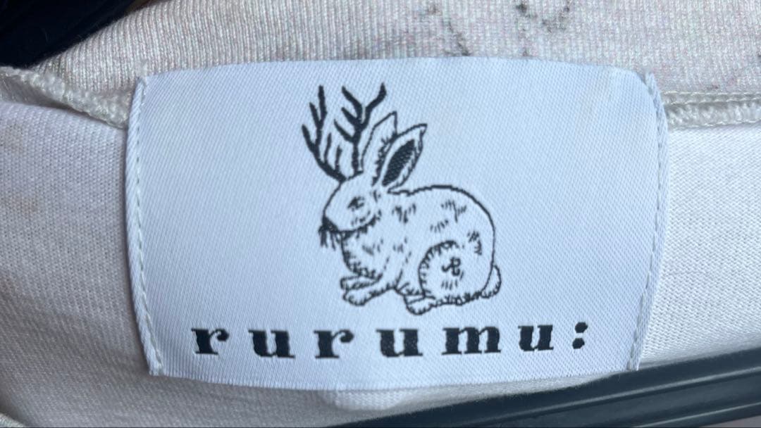 rurumu: ss22 アートプリント 網代幸介Tシャツ