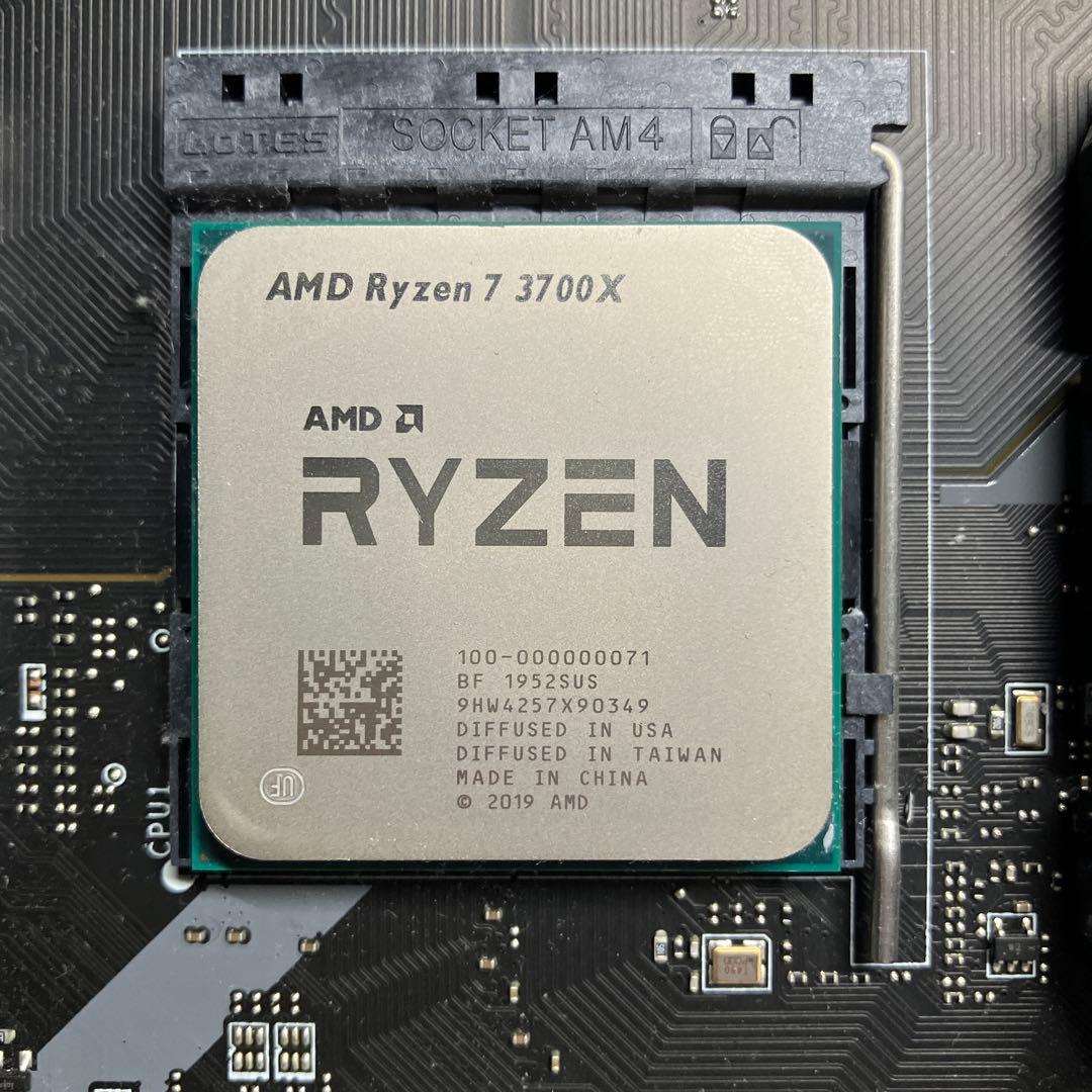 マザーボード Ryzen7 3700x + MSI MAG B550m MORTAR WIFI