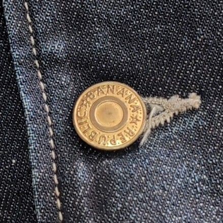 美品 バナナリパブリック シワ加工 ウォッシュ デニム カバーオール インディゴ