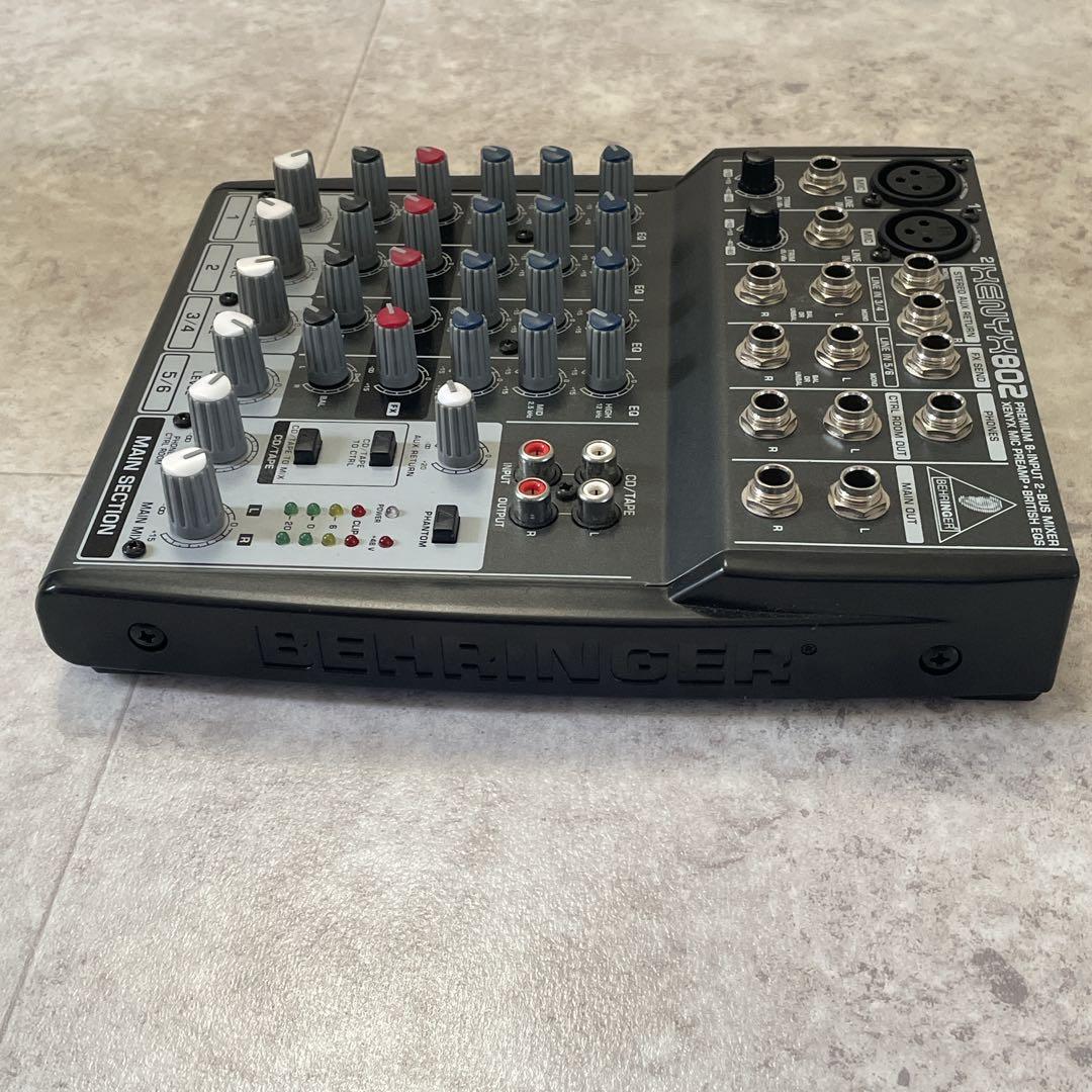 【簡易通電⭕️】BEHRINGER XENYX802 アナログコンパクトミキサー