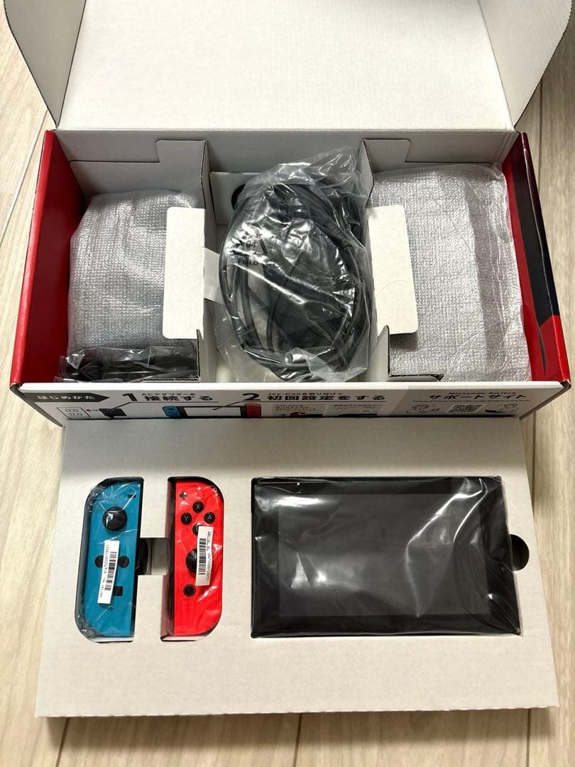 【ジャンク品】Nintendo Switch 本体 ネオンレッド/ネオンブルー