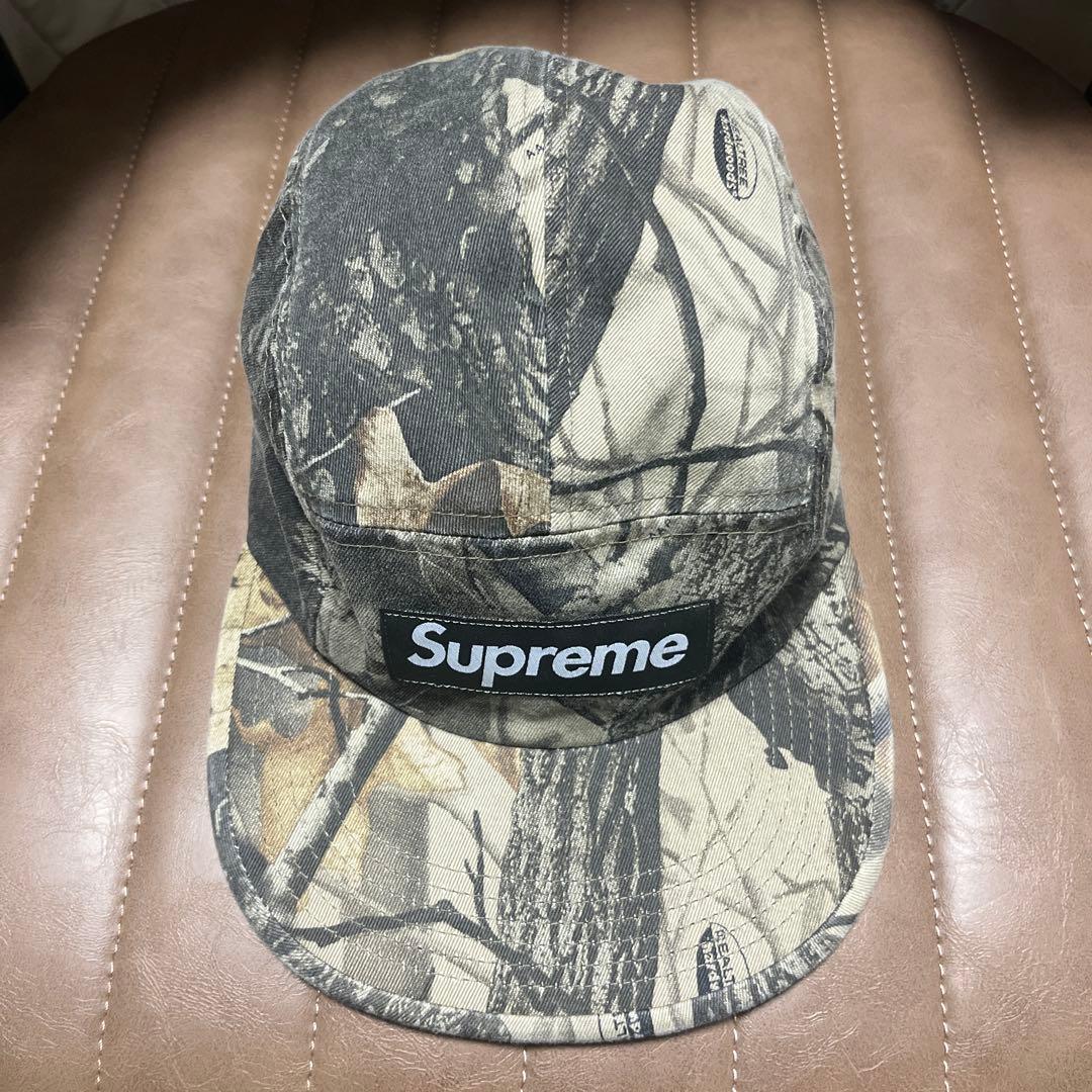 Supreme 迷彩柄 5パネルキャップ