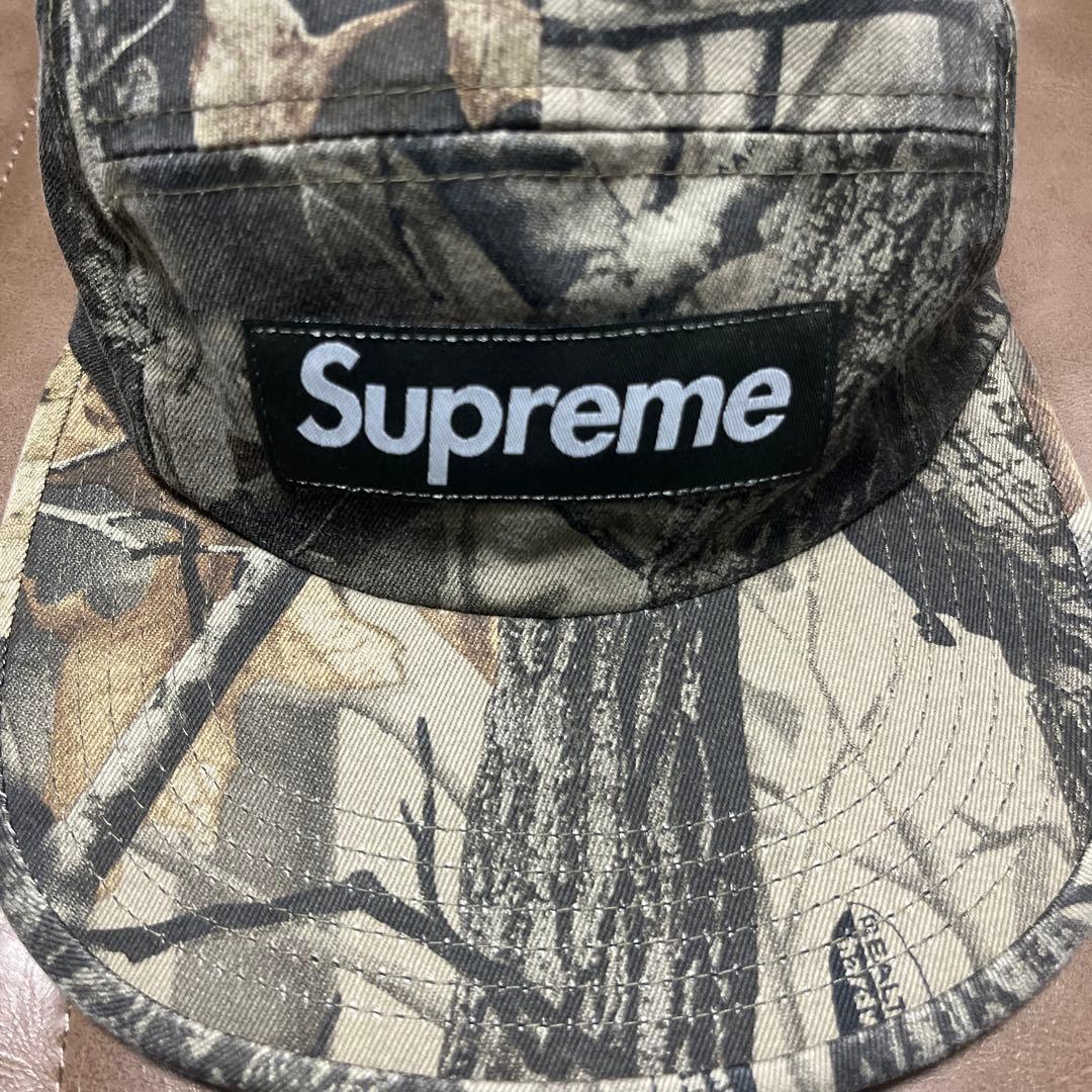 Supreme 迷彩柄 5パネルキャップ
