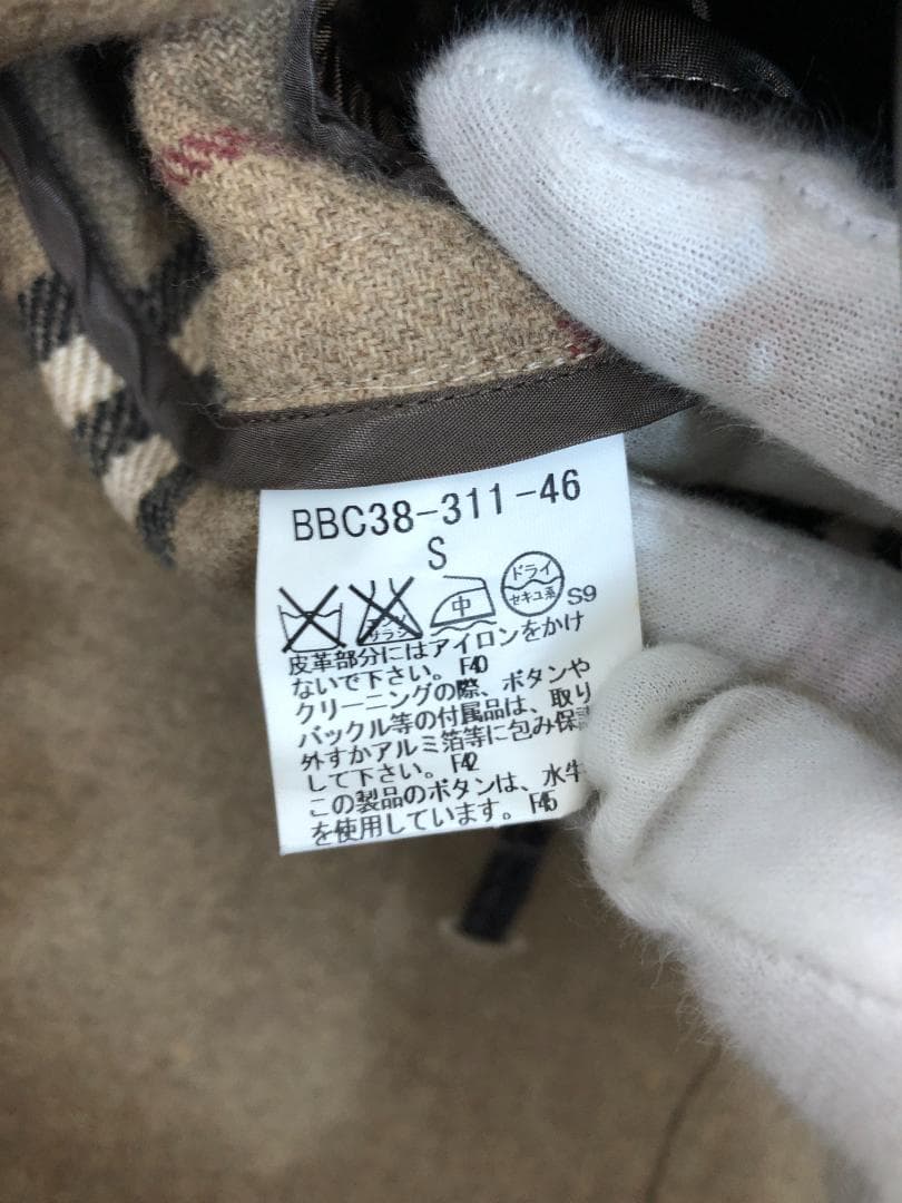 011151● BURBERRY LONDON ウール カシミヤ ダッフル