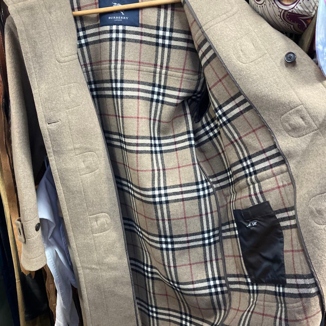 011151● BURBERRY LONDON ウール カシミヤ ダッフル