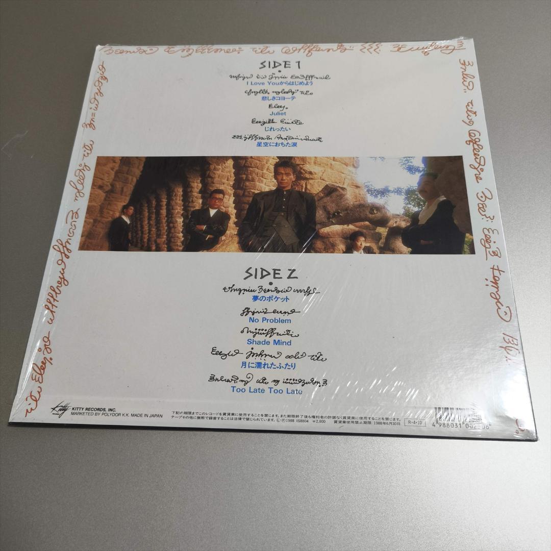 美盤 美品 LP 安全地帯 VI 月に濡れたふたり 玉置浩二 LP レコード