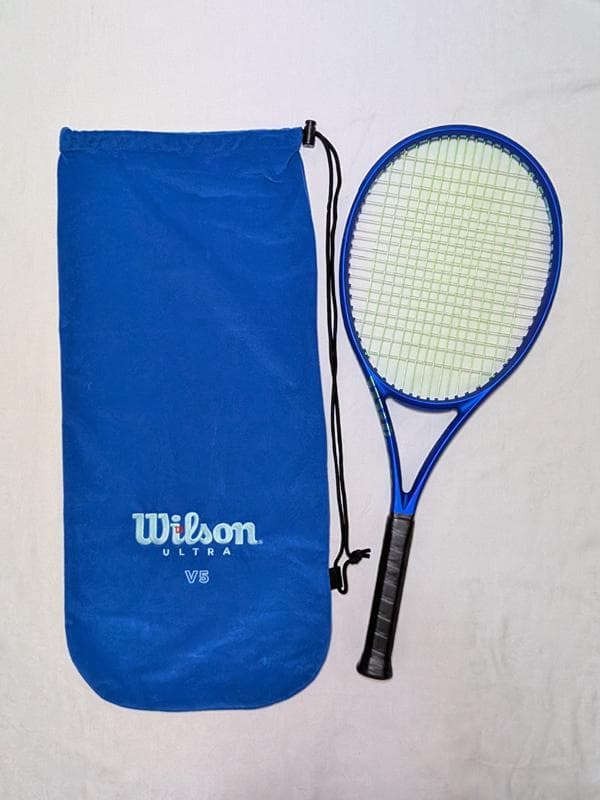 Wilson ウルトラv5 100 300g｜3月ガット張替済・非売品ケース付