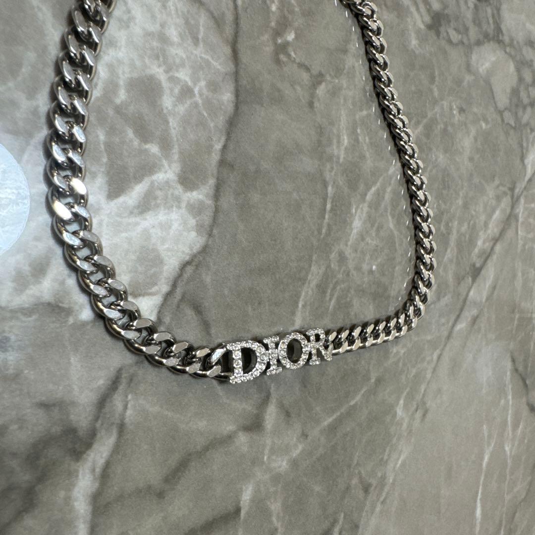 Dior シルバー チェーンネックレス　ディオール