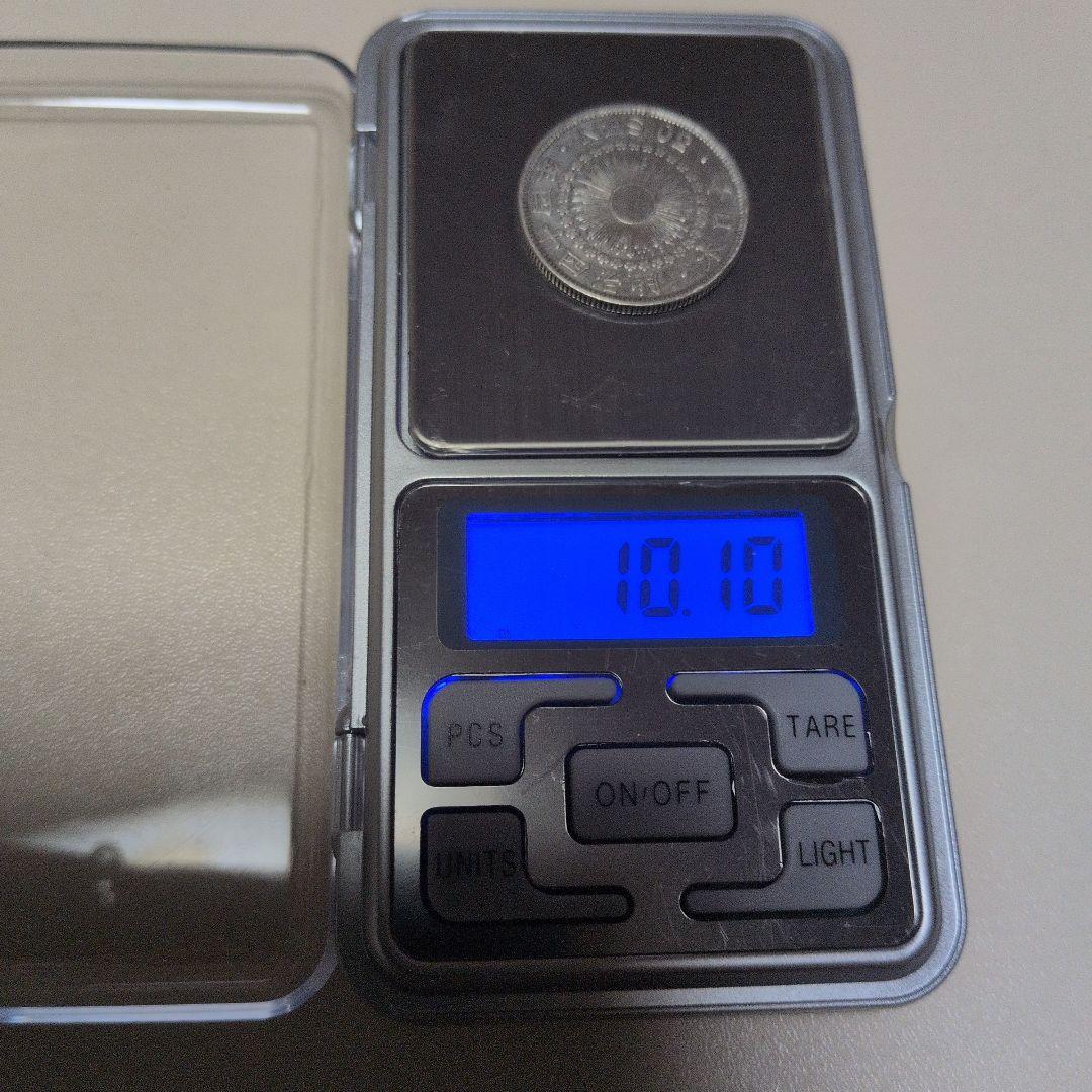ココアです。明治時代の銀貨 3枚セット