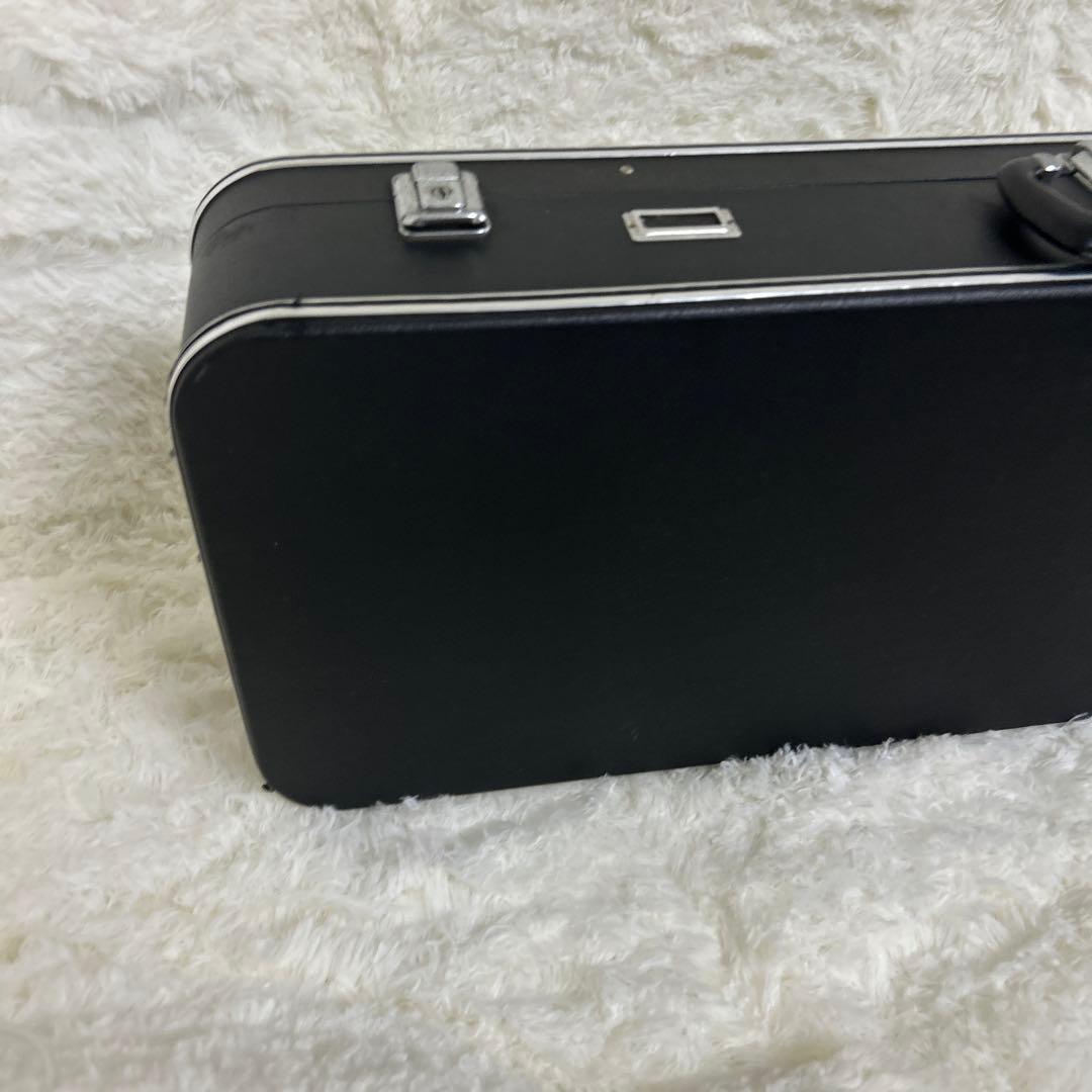 尺八　８本収納　キャリングケース　レザー　ハードケース