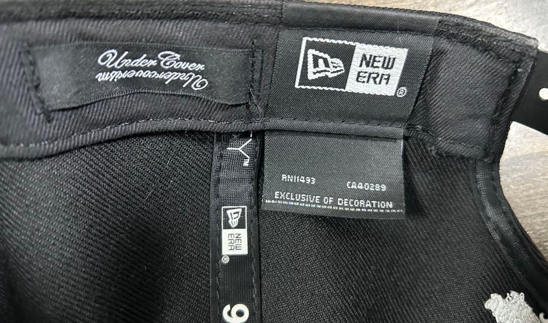 undercover ニューエラ　9FIFTY キャップ　ブラック